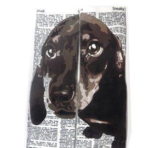 Artnwordz Dachshund Small-Sneaky Socks